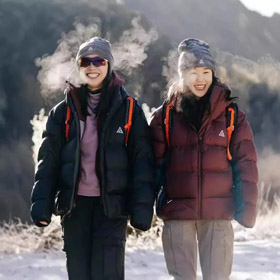 ACG Series Color Block Hooded Zip-Up Puffer Jacket-4769