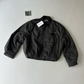 Acne Studios Zipper Drop-Shoulder Long-Sleeve Bomber Jacket-4770